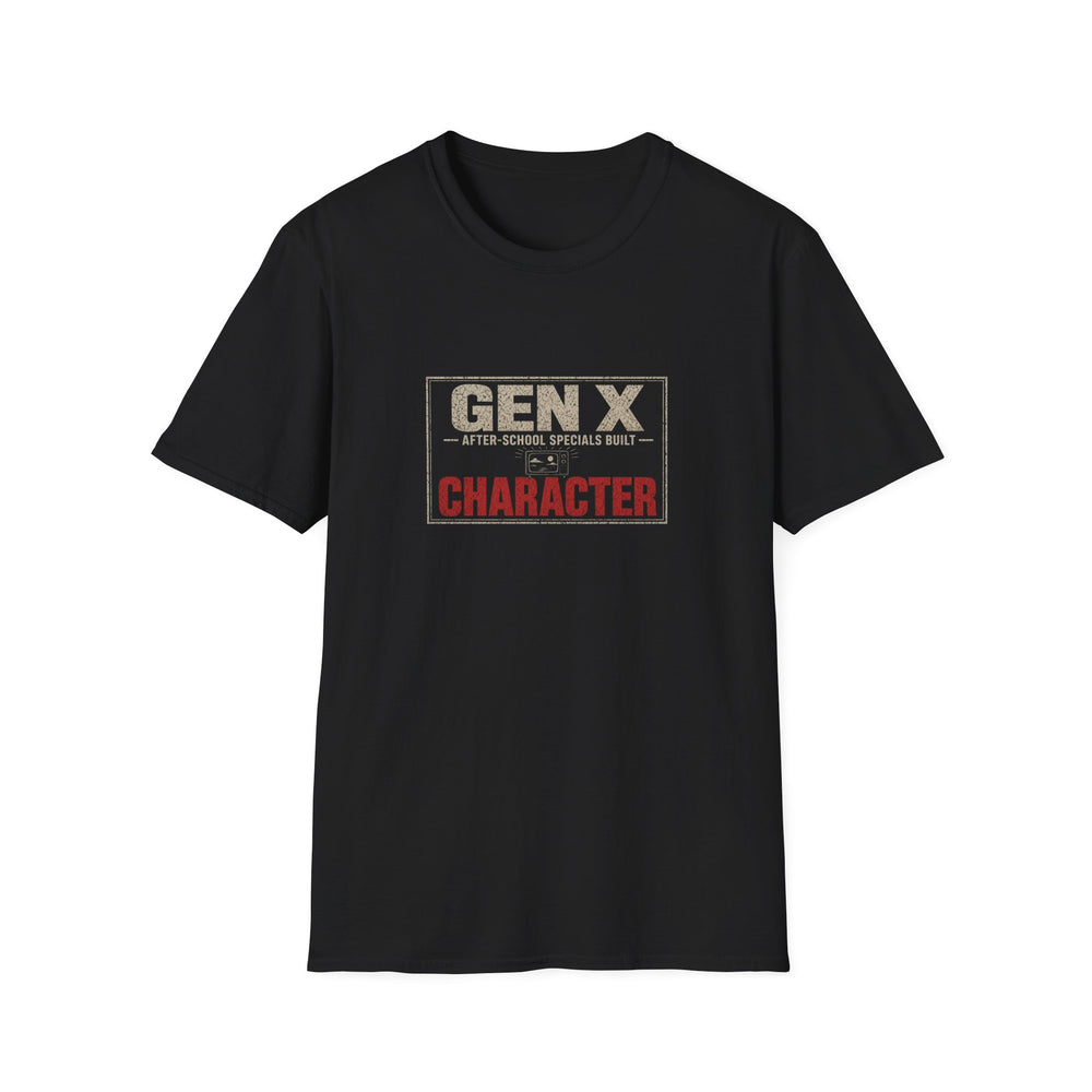 T-Shirt — "Gen X — After-School Specials Built Character" After-School Special Tee