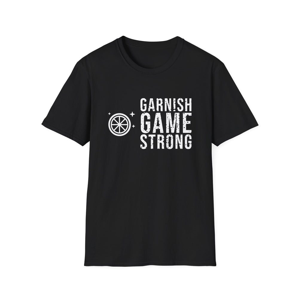 Garnish Game Strong White Ink Tee