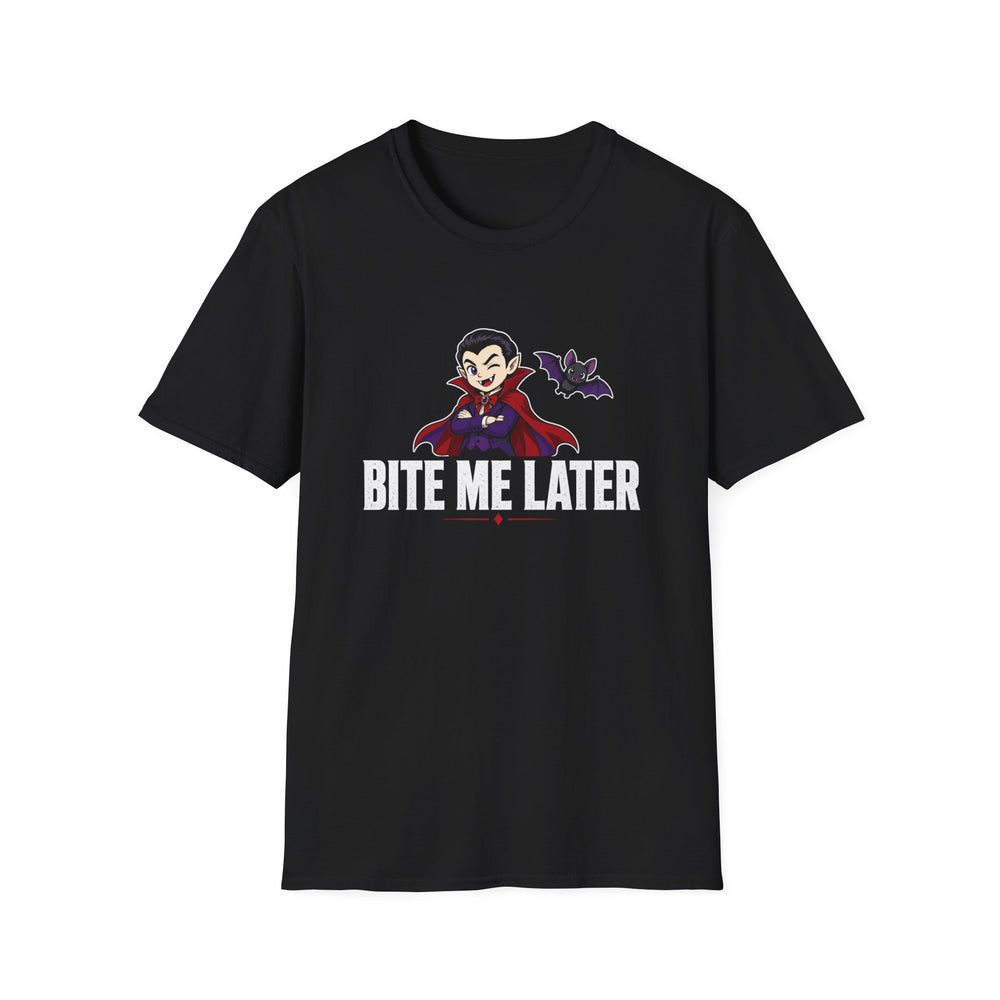 Bite Me Later Tee - front flat mockup