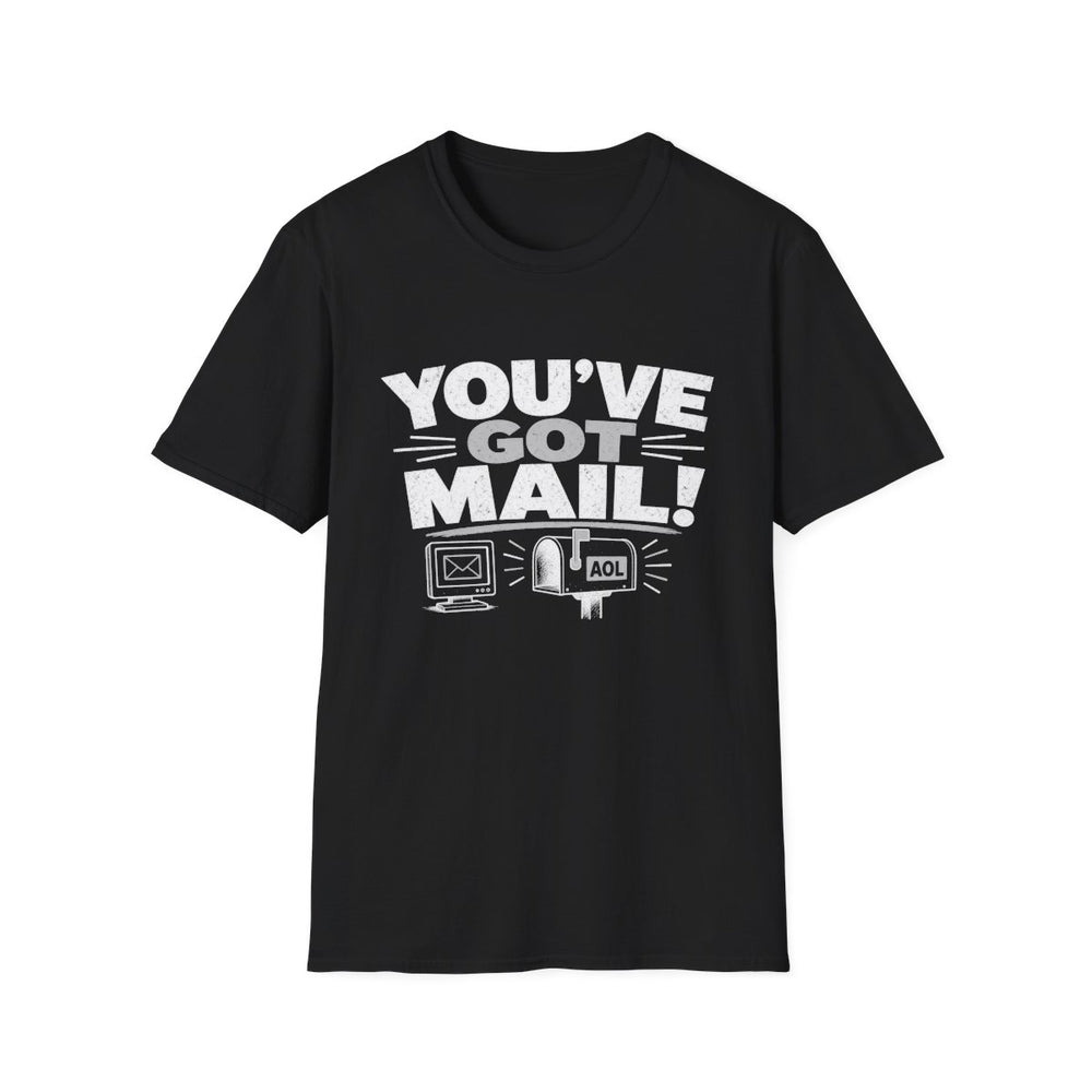 T-Shirt — "Gen X — You've Got Mail" Tee (White Ink)