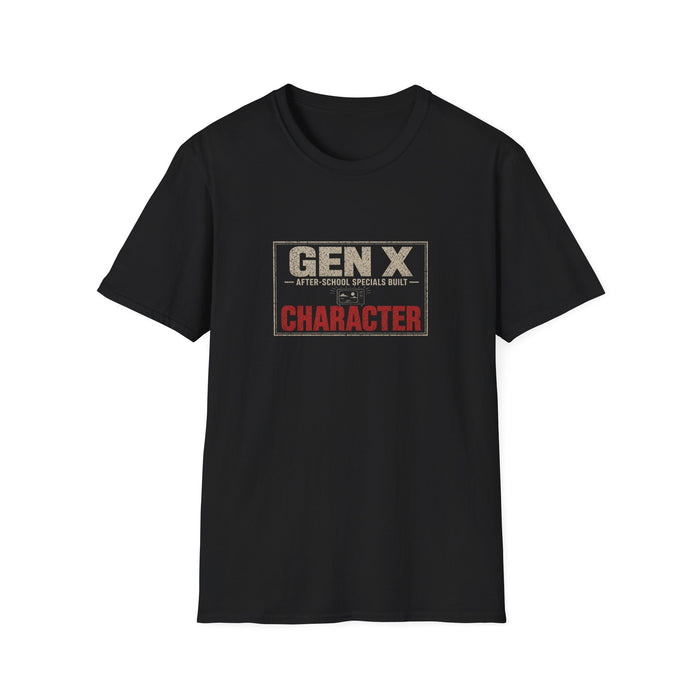 T-Shirt — "Gen X — After-School Specials Built Character" After-School Special Tee
