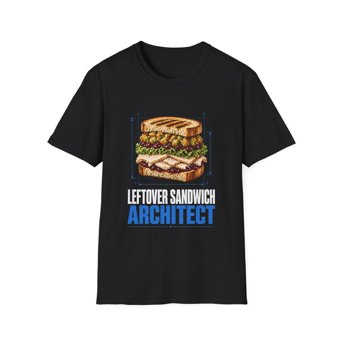 Leftover Sandwich Architect Funny Thanksgiving Tee