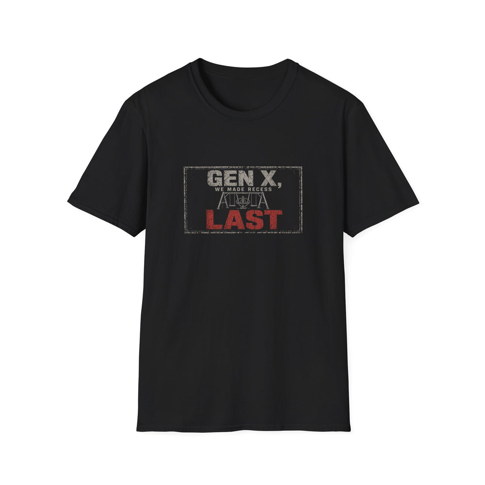 T-Shirt — "Gen X — We Made Recess Last" Recess Legend Tee