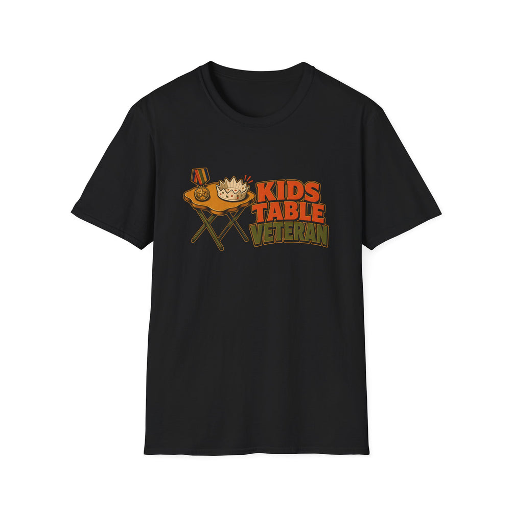 Kids Table Veteran Funny Thanksgiving Tee