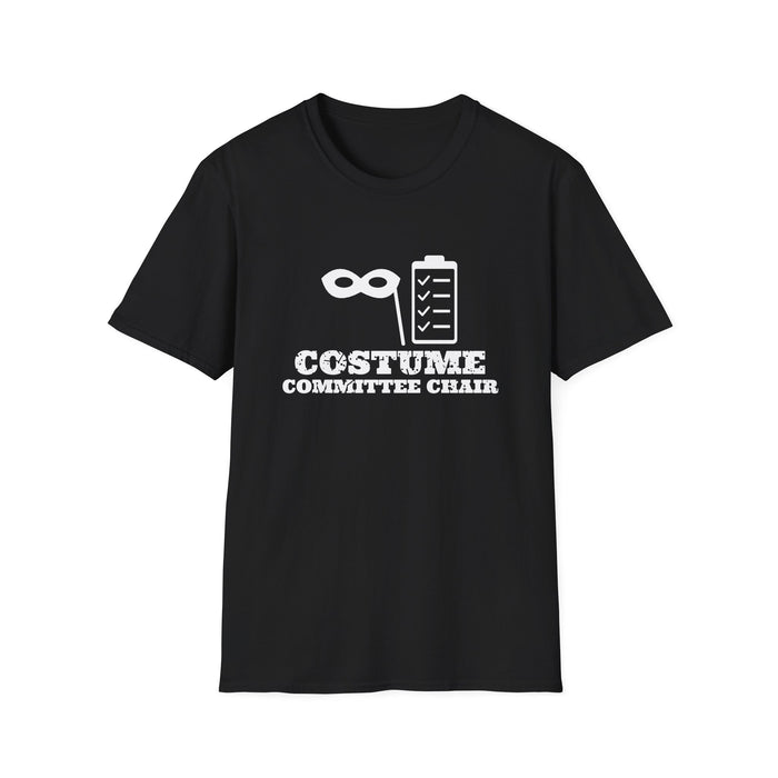 Costume Committee Chair White Ink Tee