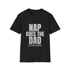 Nap Goes The Dad Tee (White Ink)