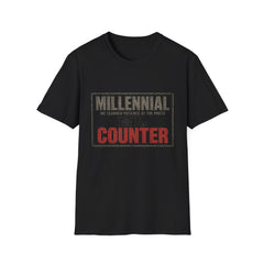 T-Shirt — "Millennial — We Learned Patience at the Photo Counter" Photo Counter Tee