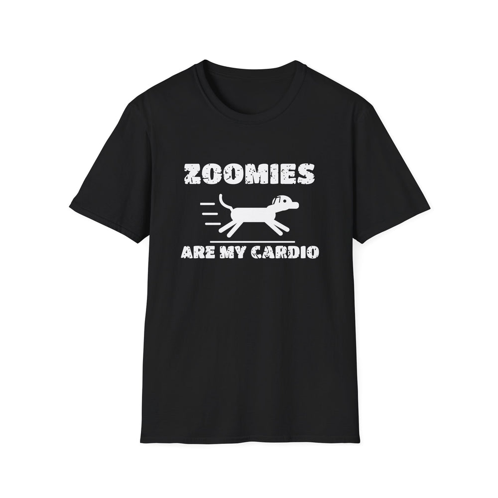 Zoomies Are My Cardio White Ink Tee