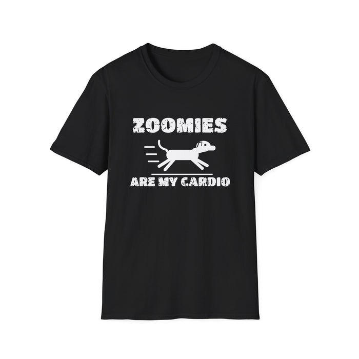Zoomies Are My Cardio White Ink Tee